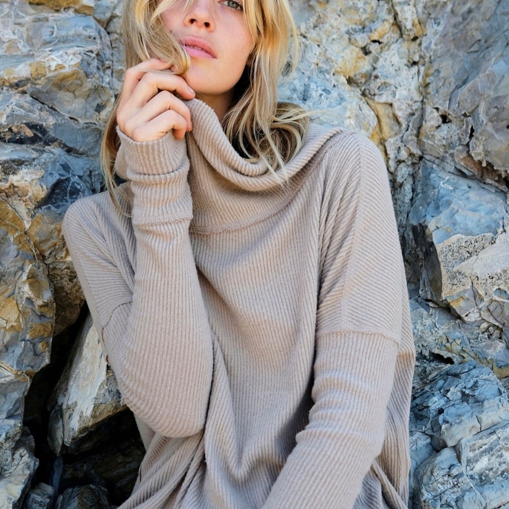 Free People Rosa Ribbed Long Sleeve